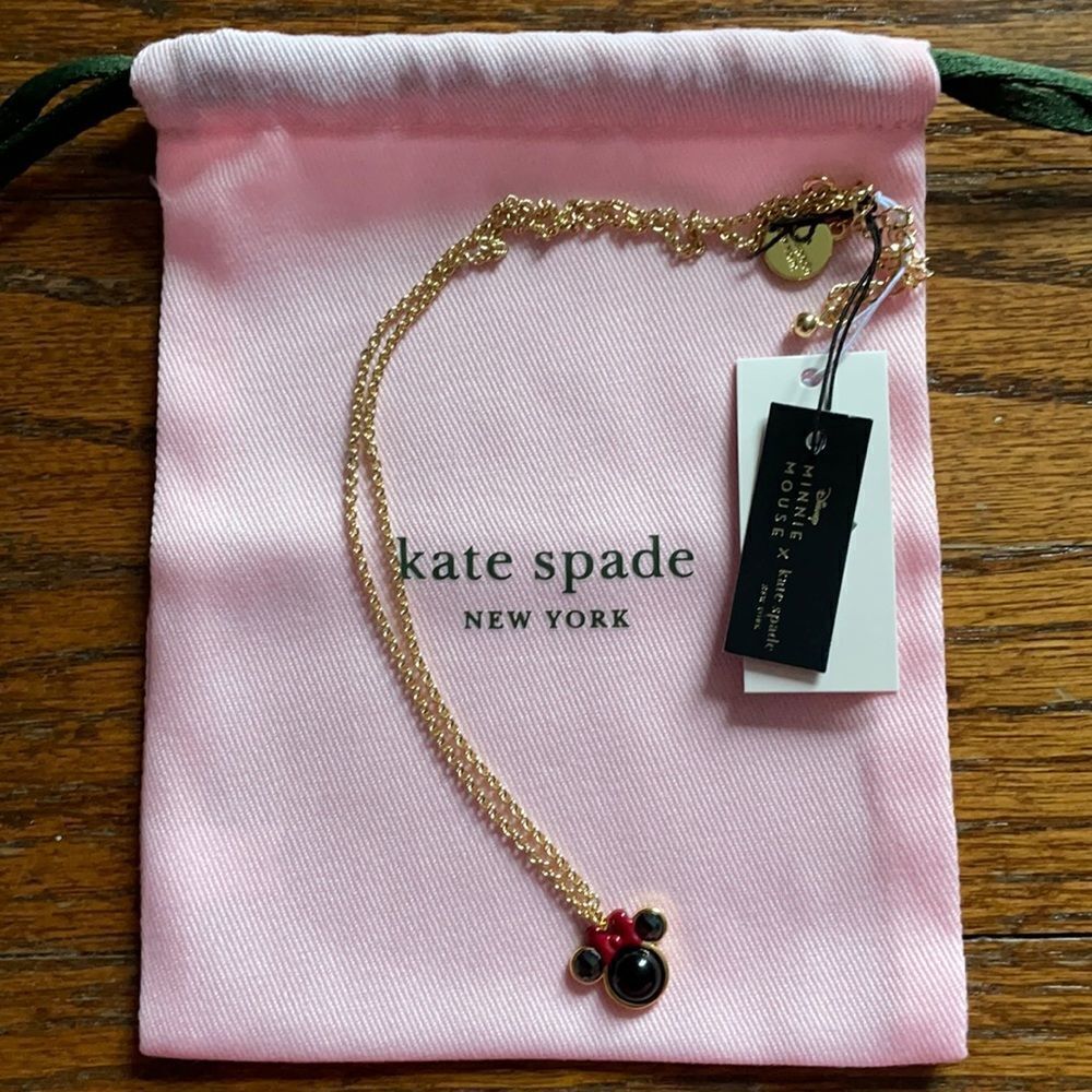 Disney X Kate Spade Minnie Mouse Mini Pendant 49$